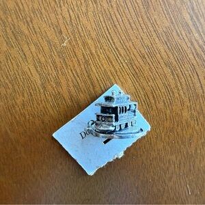 Vintage Spinning 3D Sterling Silver Spinning San Francisco Cable Car Charm